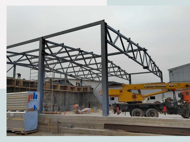 Строительство цехов в Архангельске