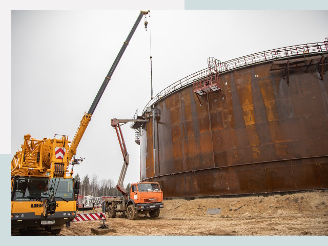 Монтаж резервуаров в Архангельске от 617 руб. за м³