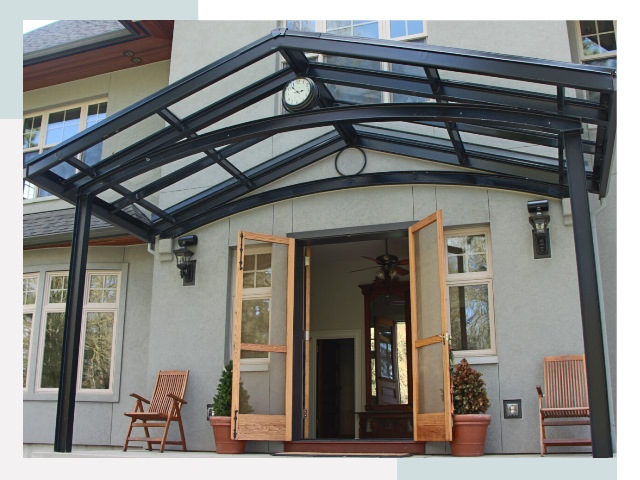 Козырьки металлические в Архангельске